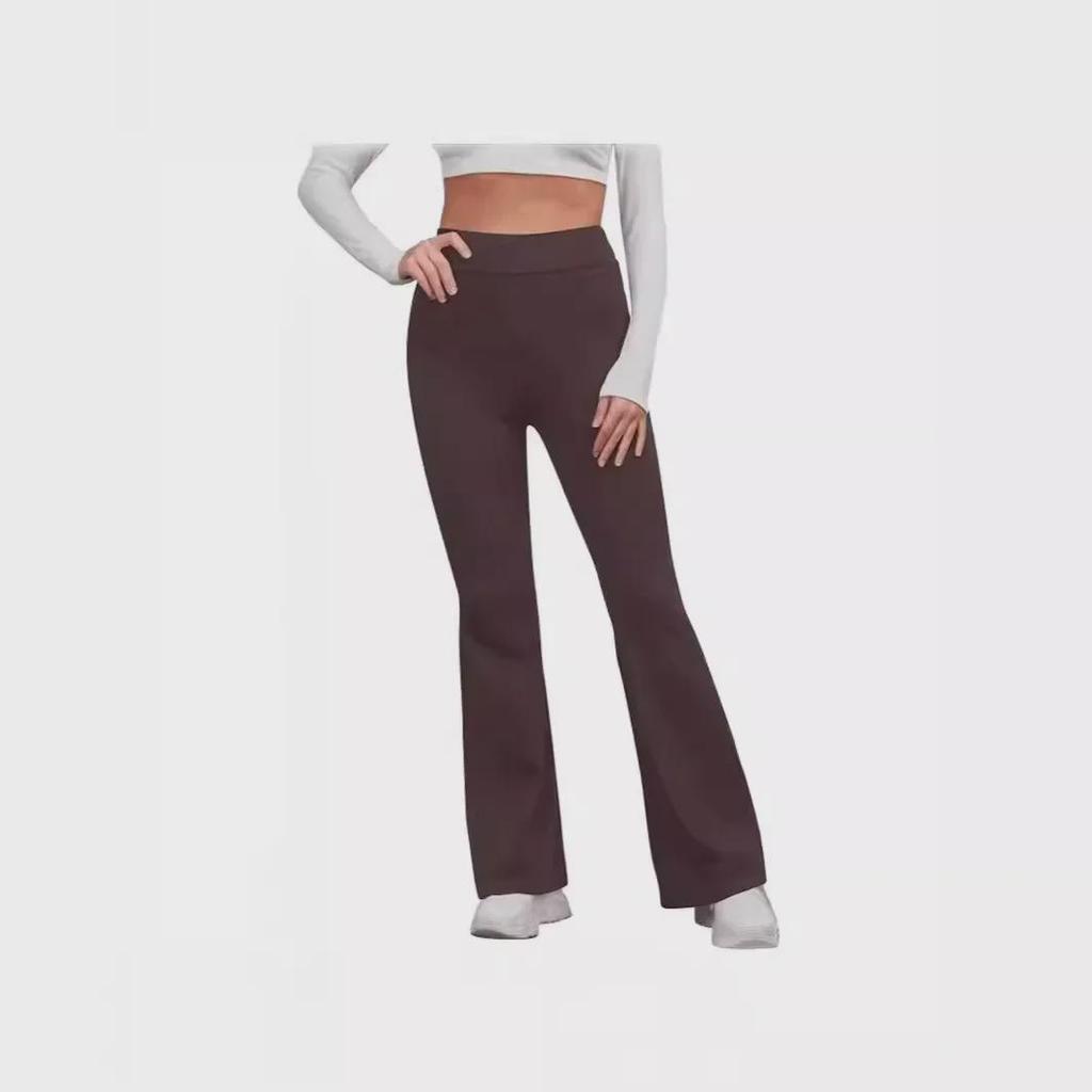 European and American Women's Solid Color Elastic Waist Yoga and Casual Running Pants