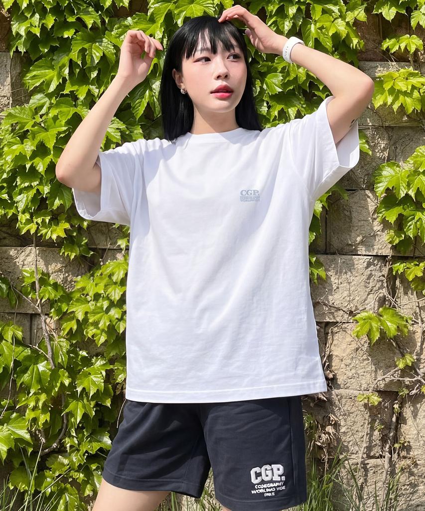 CGP Square Color Logo Short Sleeve T-Shirt - White
