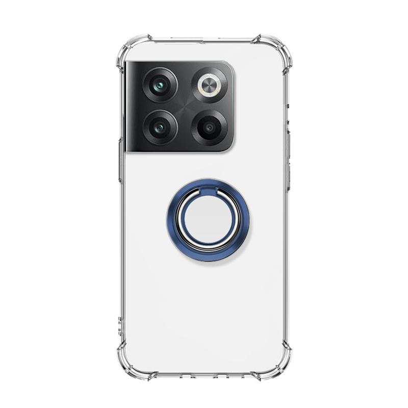 Ring Stand Transparent Defense Ochranné Nárazuvzdorné pouzdro Držák držáku Oneplus ACE2 Pro Průhledný měkký silikonový TPU Airbag Zadní kryt telefonu