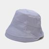 Korean Front Long Back Short Basin Hat Female Tide Casual Simple Cotton Breathable Sun Hat Foldable Bucket Hat