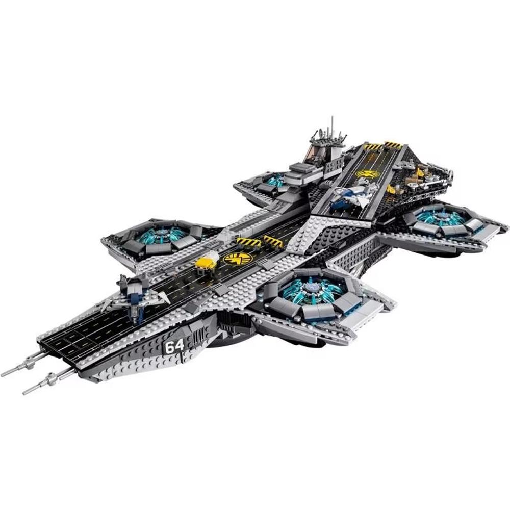 Popular toys Spaceship series aircraft carrier model building blocks children s educational assembly toys birthday gifts no box