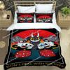 Cuphead Cartoon Printed Bedding Sets Exquisite Bed Supplies Set Duvet Cover Bed Comforter Set Bedding Luxury Birthday Gift