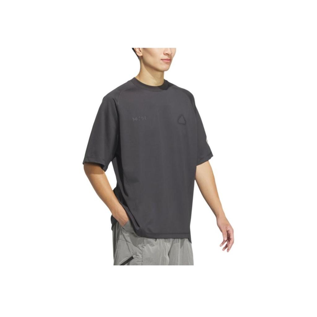 Adidas Future Style Cool Sports Casual Short Sleeve T-Shirt Men Tops Carbon-Black JN0945