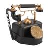 Retro Rotary Dial Phone Vintage Rotary Telephone Decor Statue Artist Figurine Cafe Bar Window Decor