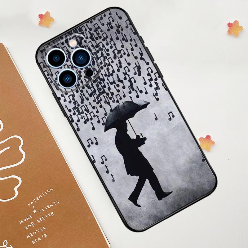 Musical Music Note Phone Case For iPhone 17 Pro Max 14 11 15 16 Pro Max 12 13 Mini 16 Plus 16e 17 Air Funda