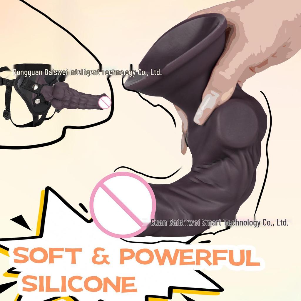 Muscle Monster Realistisches Flüssigsilikon Schwarz Großer Männlicher Masturbator - Anus Sexspielzeug