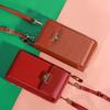 Women's Bag Mobile Phone Bag Trendy Line Simple Ladies Shoulder Bag Messenger Bag Lock Small Square Bag