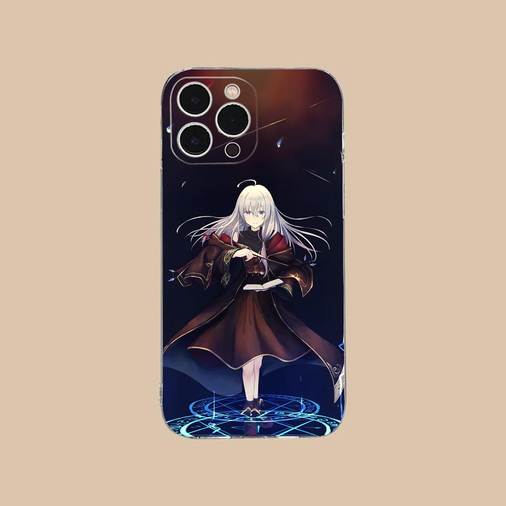 Wandering Witch Elaina Clear TPU Mobile Case for iPhone 17 16 15 14 13 12 11 X XR XS Air Pro Max Plus Mini Colorful Cover