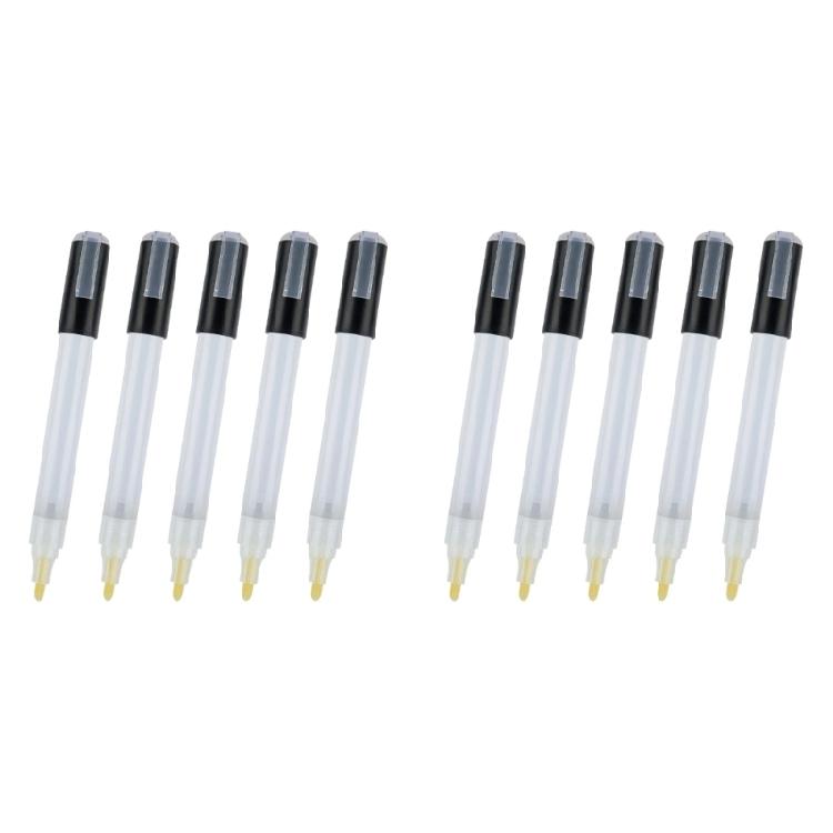 

Artist Refillable Pen Barrels Set of 10 Durability ABS Plastic Crafting Tools Pen Tubes with Fine Tip 10pcs