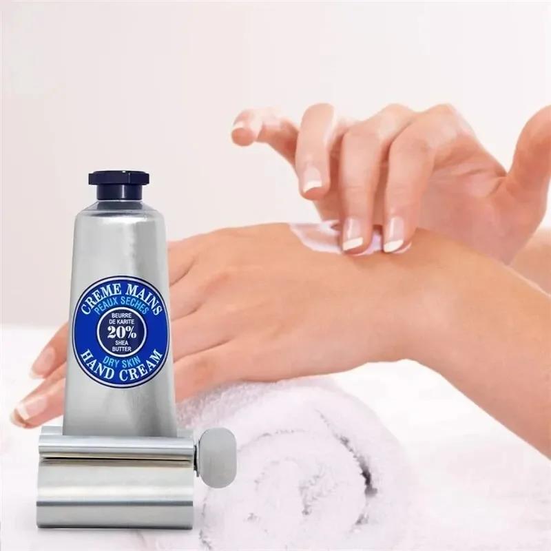1PC Stainless Steel Toothpaste Squeezer Tube Roller Dispenser Rotate Wringer Cosmetic Ointment Bathroom Accessory