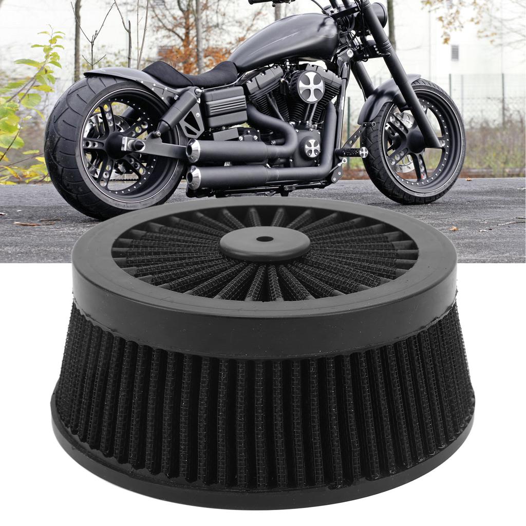 Motorcycle Filter Black Low Wear Engine Cleaner for
