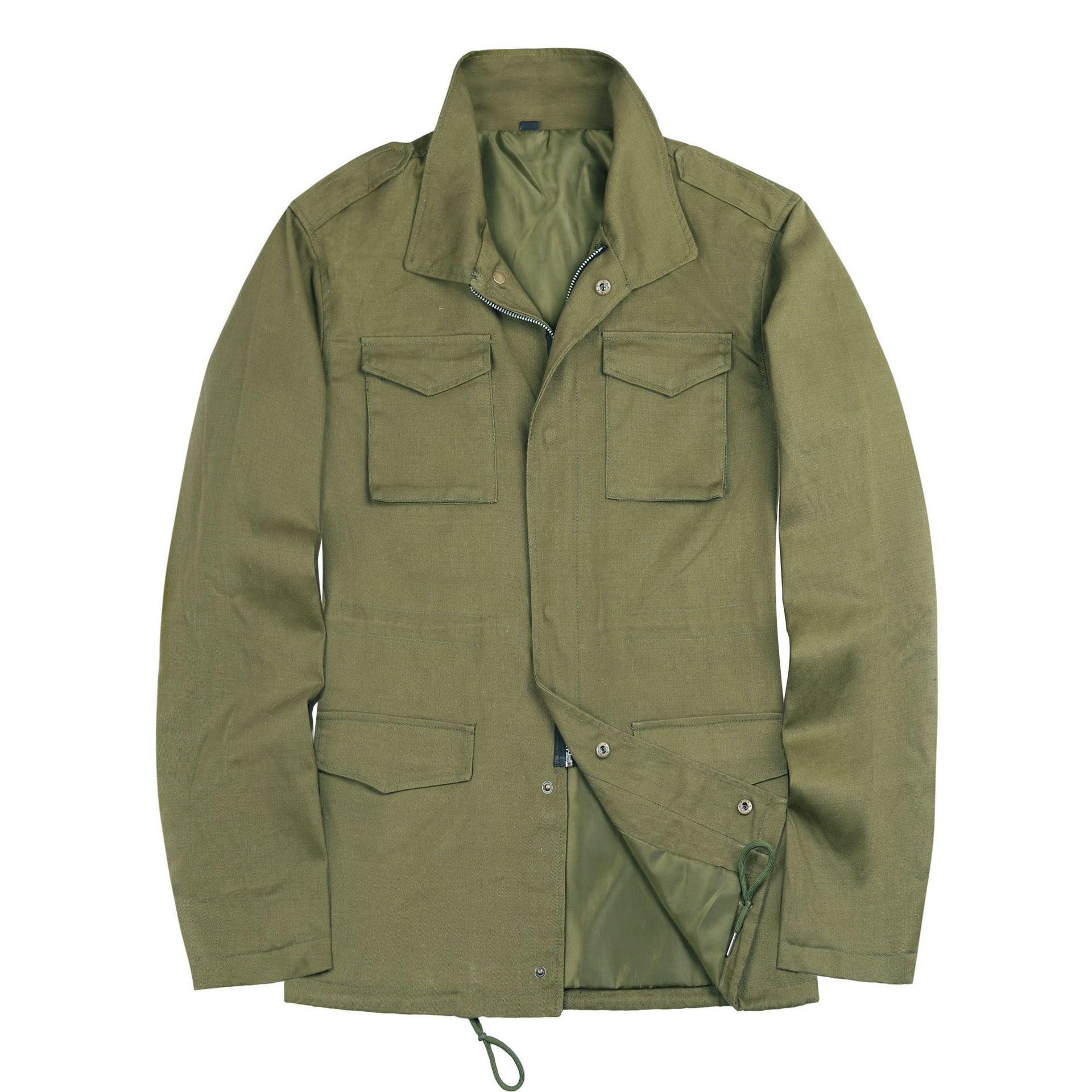 

Maden Workwear Мужская полевая куртка M65 в американском ретро-стиле с несколькими карманами XXXL армия зеленый