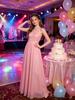 Abito da sera in pizzo e chiffon per bambina - Laurea, Banchetto, Stile Principessa