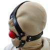 New Style Leather Harness Bondage Belt Mouth Gag Silicone Ball Adult Bdsm Fetish Sex Products Woman Erotic Toys Black Adjustable