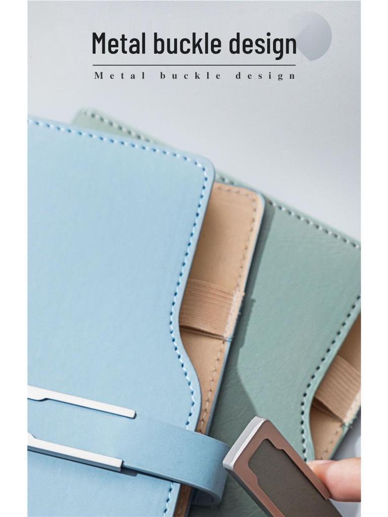 A6 Pocket Notebook with Pen Loop - Portable and Simple Diary