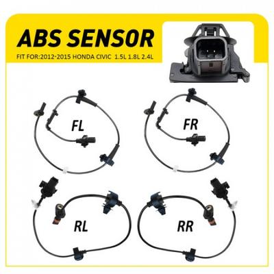 4 ABS Wheel Speed Sensor Front Rear Right & Left Fit Honda Civic 2012 2013-2015