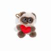 Cartoon Cat Cat Bag Charm Portable Stuffed Cat Toy New Plush Cat Keychain  Schoolbag Hanging