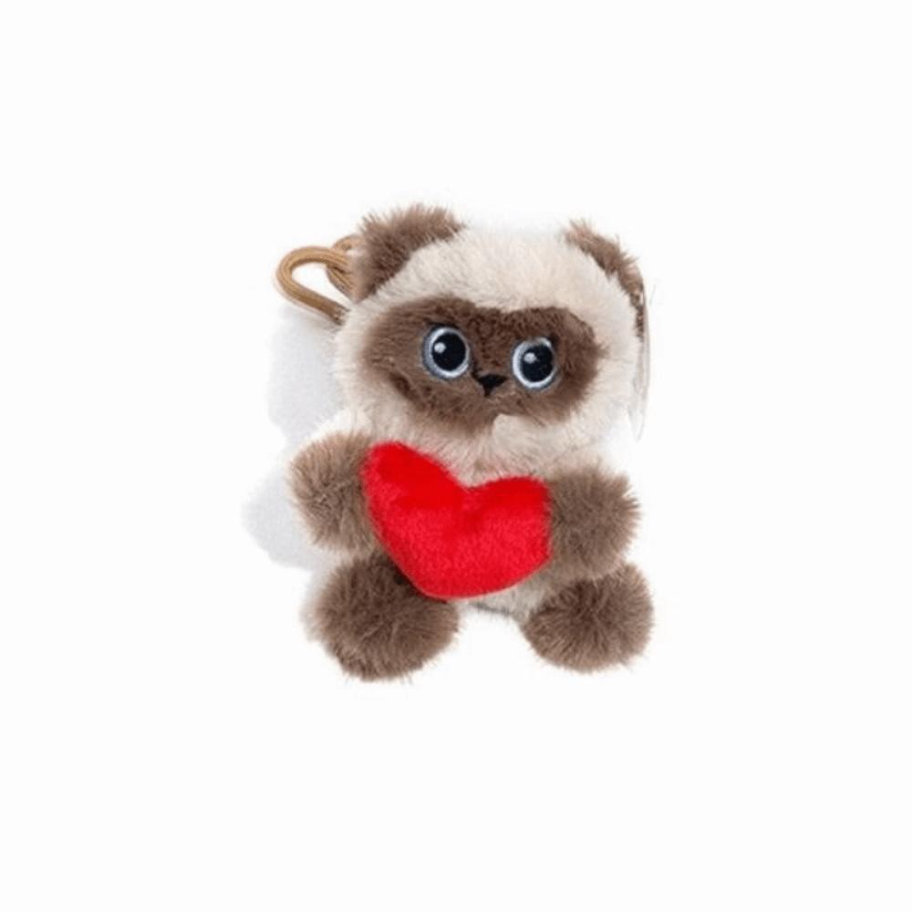 Cartoon Cat Cat Bag Charm Portable Stuffed Cat Toy New Plush Cat Keychain  Schoolbag Hanging