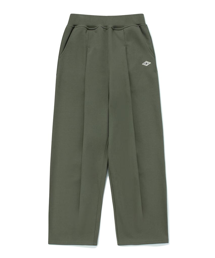 COLUMBIA UNIVERSITY 1754 Crown Wide Fit Pintuck Sweat Pants Khaki
