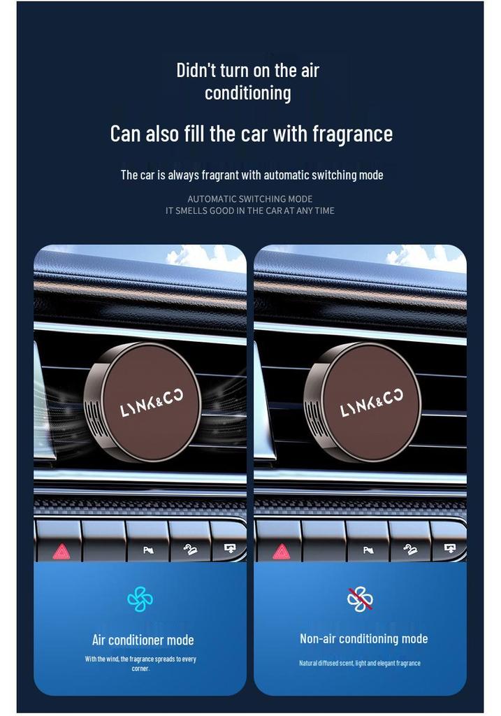 Compatible with Lynk & Co 01, 02, 03, 05 Air Vent Perfume, Modified Interior Car Aromatherapy.
