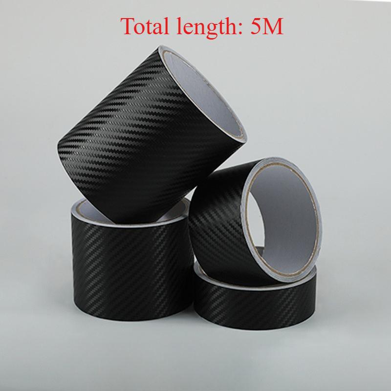 

1 шт. DIY Нано 3D Углеродное волокно Автомобильная наклейка Защита порога двери Лента на бампер Мотоцикл и велосипед Водонепроницаемый 3cm