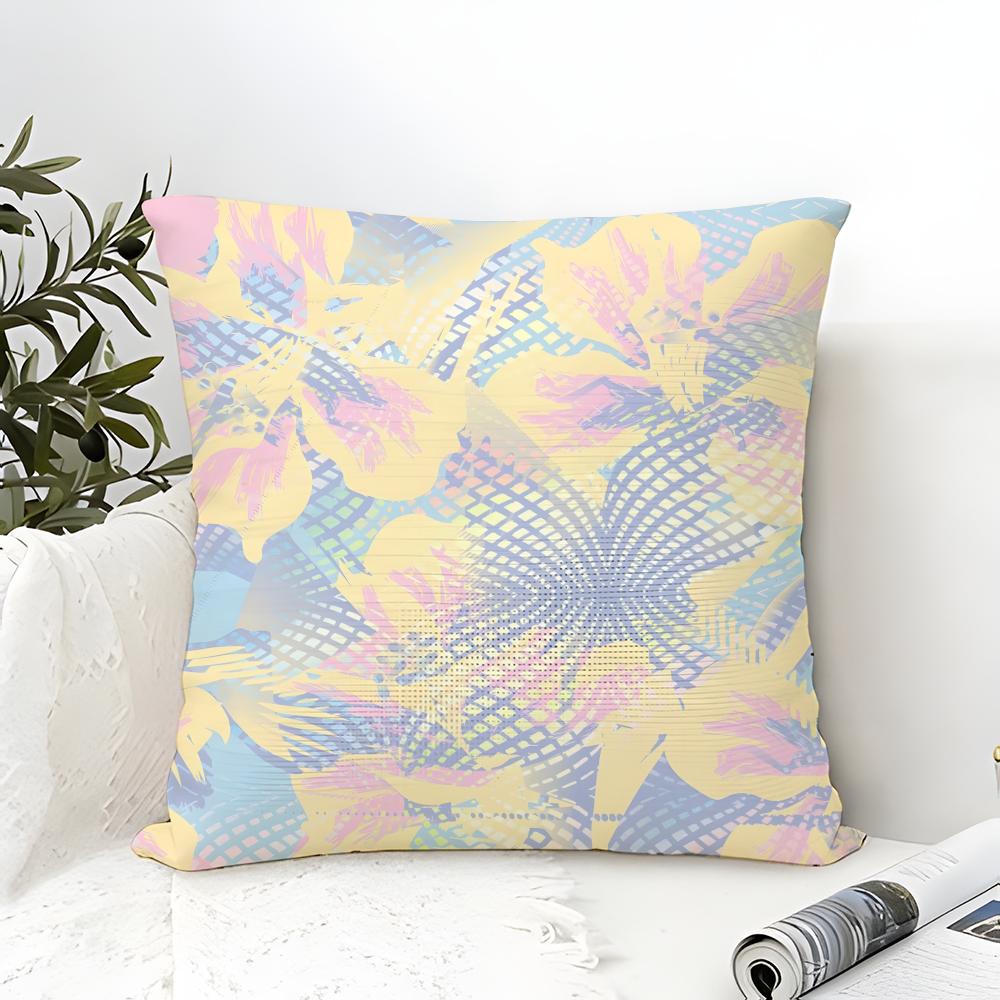 Vintage Psychedelic Texture Pillow Case linen pillow case sofa home decor cushion cover cushion cove