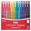 PILOT Farbstift Frixion Fineliner 0,45 mm 12 Farben Set SFFL144F12C