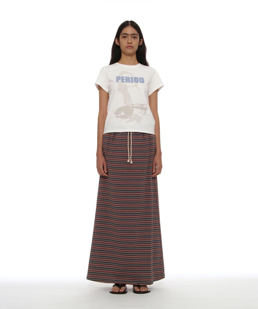 PARTIMENTO WOMEN Period Printed Tee_White