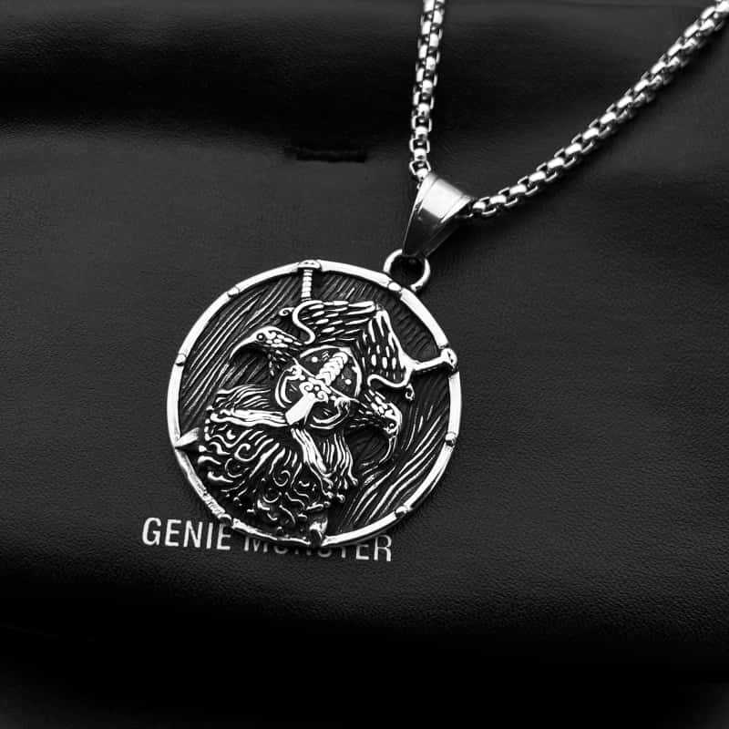 Кулон Древнегреческий Ожерелье Унисекс Хип-Хоп Ретро Забавный Подарок Ожерелье 50CM