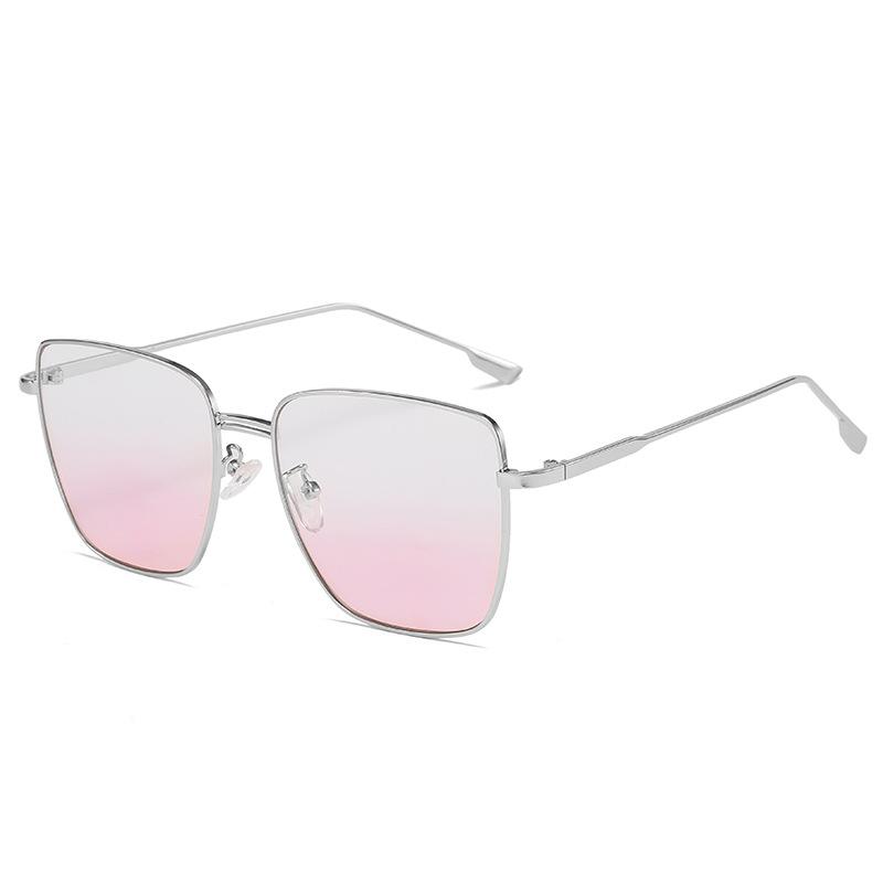 Fashion Women'S Square Sunglasses Two-Color Cute Blush Sunglasses European, American Trend Korean Version Of Avant-Garde Versatile Glasses