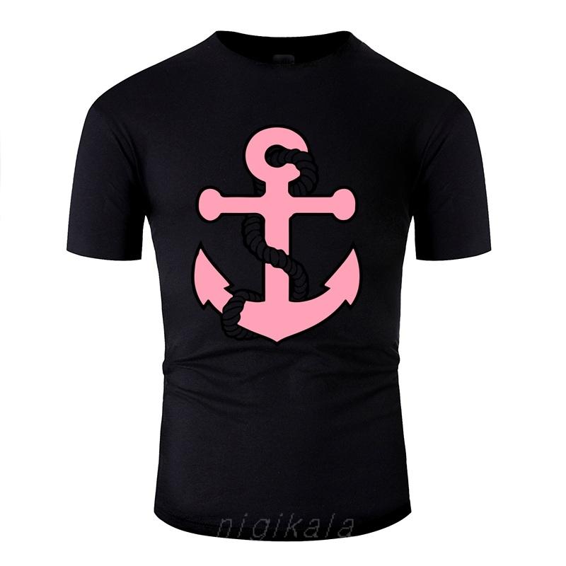 

Customized Anchor Tshirt Men Round Collar Camisas Shirt 100% Cotton Mens T-Shirts Hiphop - Men s Summer Cotton Graphic Tee 5XL різнокольоровий