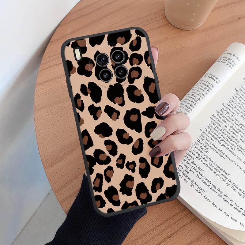 For Honor 50 Lite Huawei Nova 8i Phone Case Fashion Leopard Print Cover Soft Silicone Shockproof Fundas For Honor 50Lite Coque