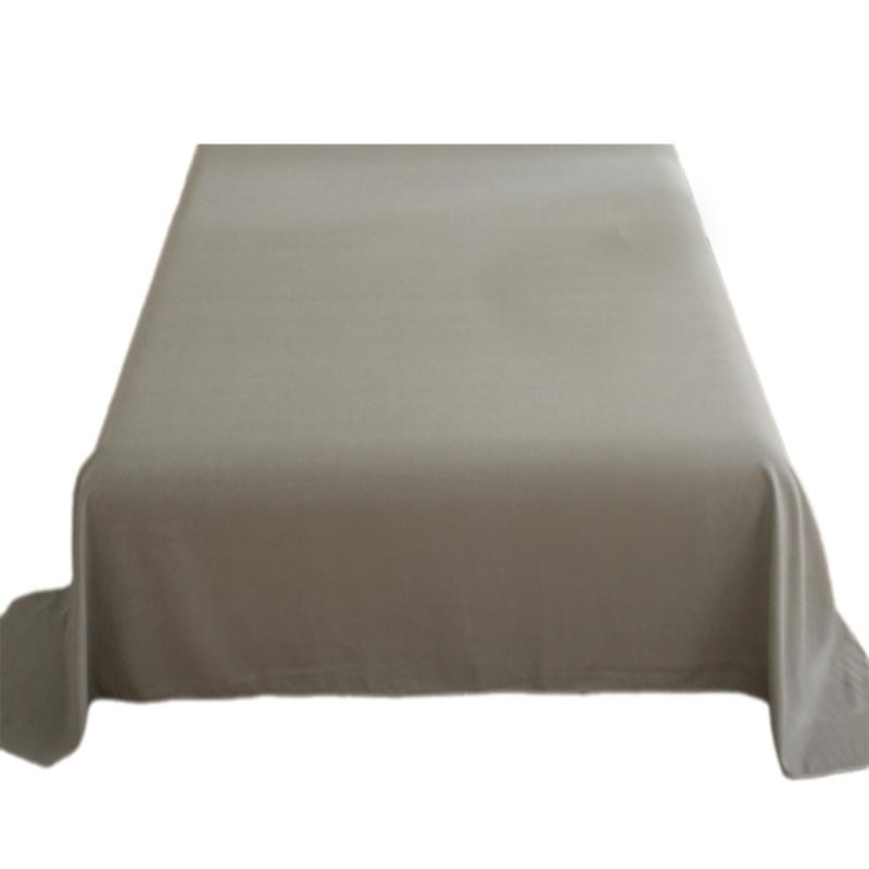Single Complete Sheet Soft and Breathable Various Size Bedspread for Bedrooms Guest Room Students Dorm Bedding Sheets
