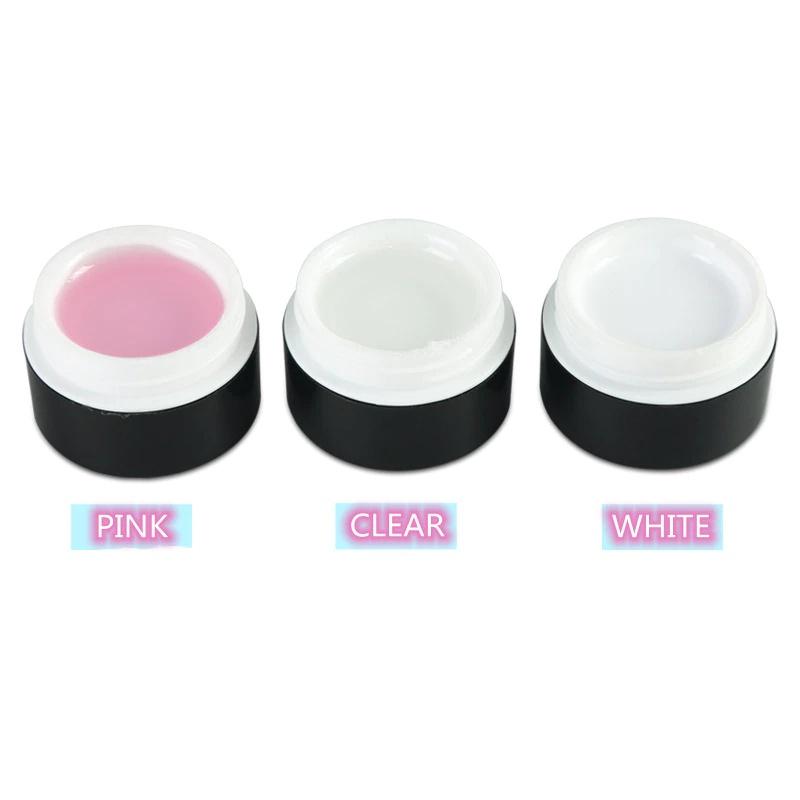 1pc Nagelverlängerung Gel Nail Art Builder UV Gel Tipps Kleber Maniküre zu 3 Farbe