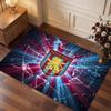 Aston Villa Voetbal Print Kristal Fluweel Tapijt, Comfortabel Waterabsorberend Antislip Binnen Vloerkleed