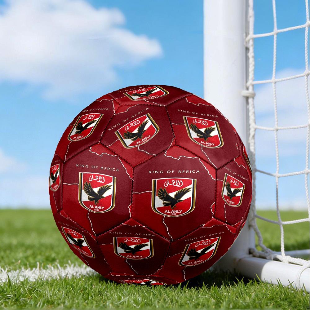 Ahly Football Club Printed Size 5 Soccer Balls, High-Quality, Anti-Slip, Protective Football, A Unique Gift , Birthdays, Christmas Gifts