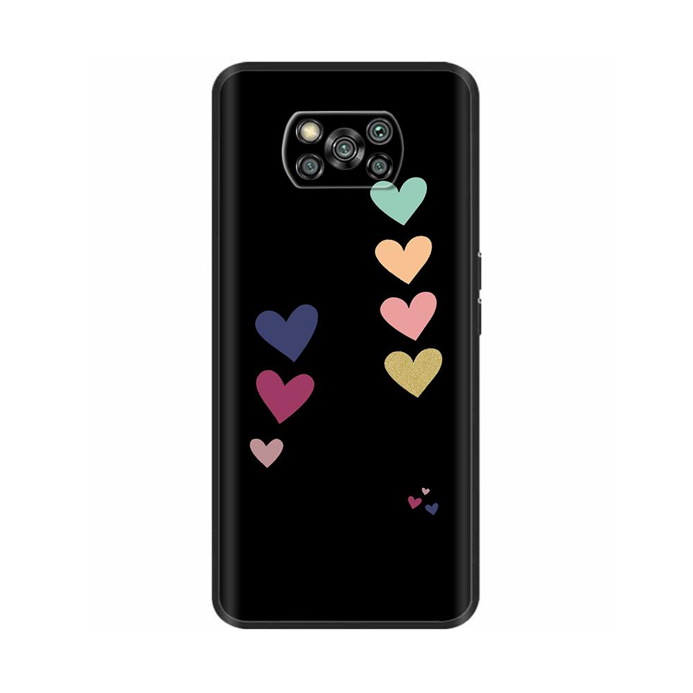 Cover For Xiaomi Poco X3 Pro Case Soft Silicon Black Phone Casse for Poco X3 NFC Case for Poco X 3 NFC PocoX3 Pro TPU Capa Funda