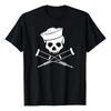 Camiseta Com Logotipo Jackass Sailor Skull & Crossbones