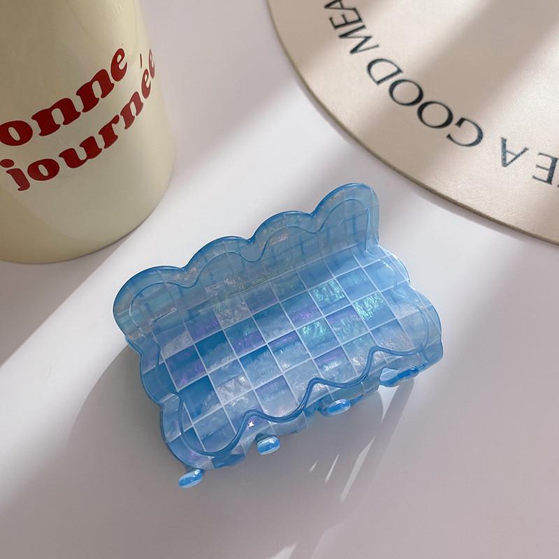 Charming Pink And Purple Acetate Hair Claw Clips For Women Trendy Sweet Design