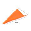 High-Temp Resistant Cake Piping Bags (10-16 Inch) - Orange TPU Silicone