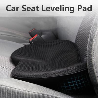 Car Seat Cushion Memory Foam Small Waist Pillow Health Protection Cushion Breathable Hip Increase Leveling Pad Car Accessories