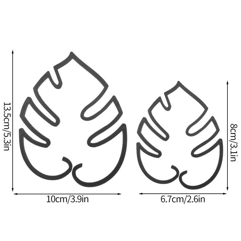 

Monstera Plant Stem Fixation Clamp Plant Support Stand Plant Cage Monstera Leaf Shape Bracket Indoor Bonsai Plants Accessories