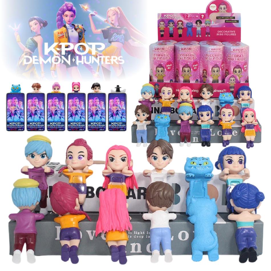 Kpop Demon Hunters Random Blind Box Series Anime Figures Dolls Creative mobile Phone Computer Decoration Christmas Toy Gifts