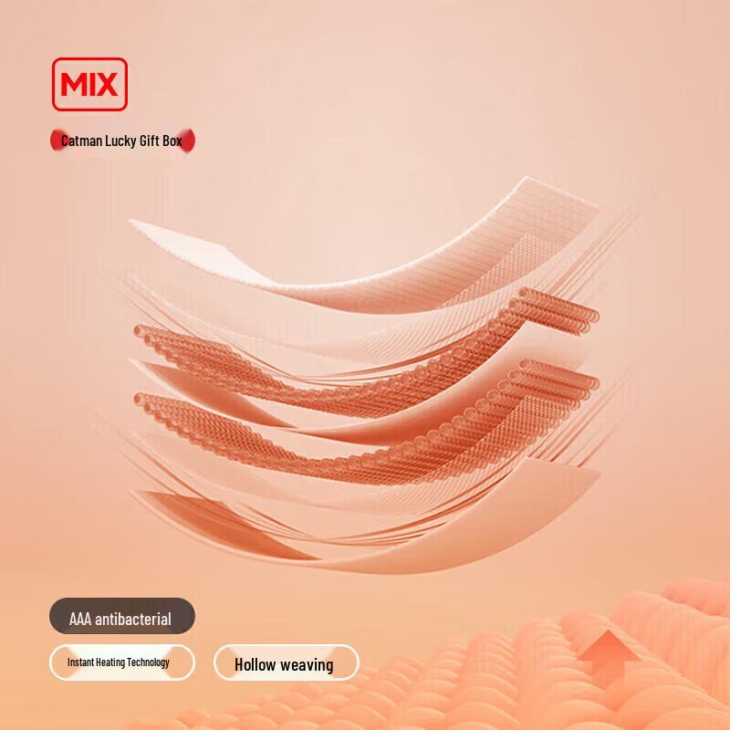 MIIOW Lucky Red Zodiac Year Thermal Underwear & Socks Gift Box