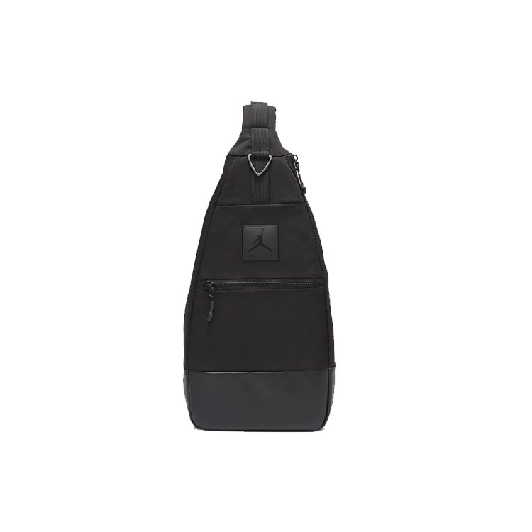 

Jordan 2 In 1 Basic Versatile Polyurethane Crossbody Chest Shoulder Bag Unisex bags Black CW7686-010 Black