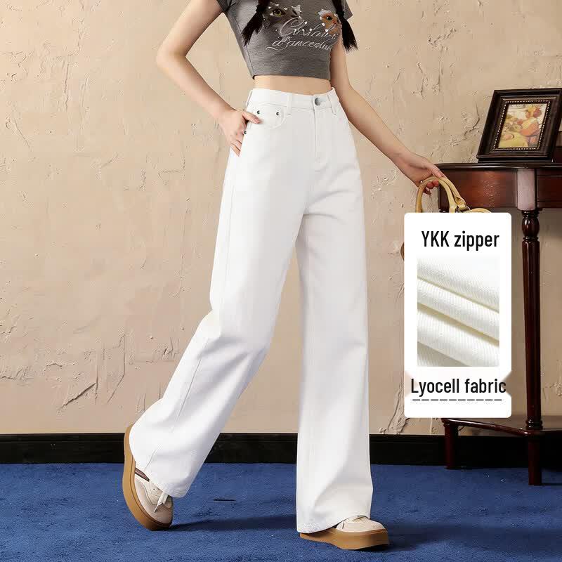 ET BOITE Women s Skin-Friendly Breathable Slimming Denim Pants S
