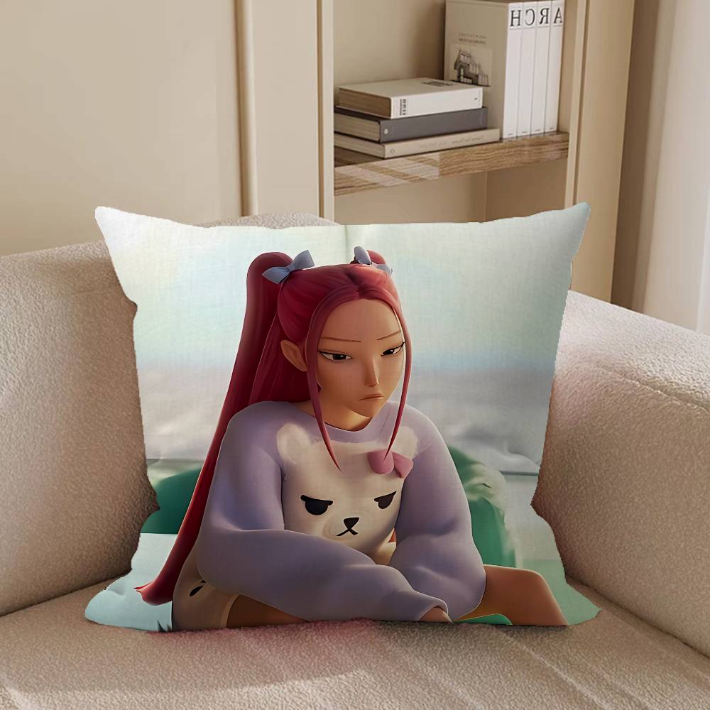 

CARTOON MiraS Personalized Pillow Cover Kids Bedroom Wild Party Decor Pillowcase Kid Birthday Shower Gift 16x16Inch