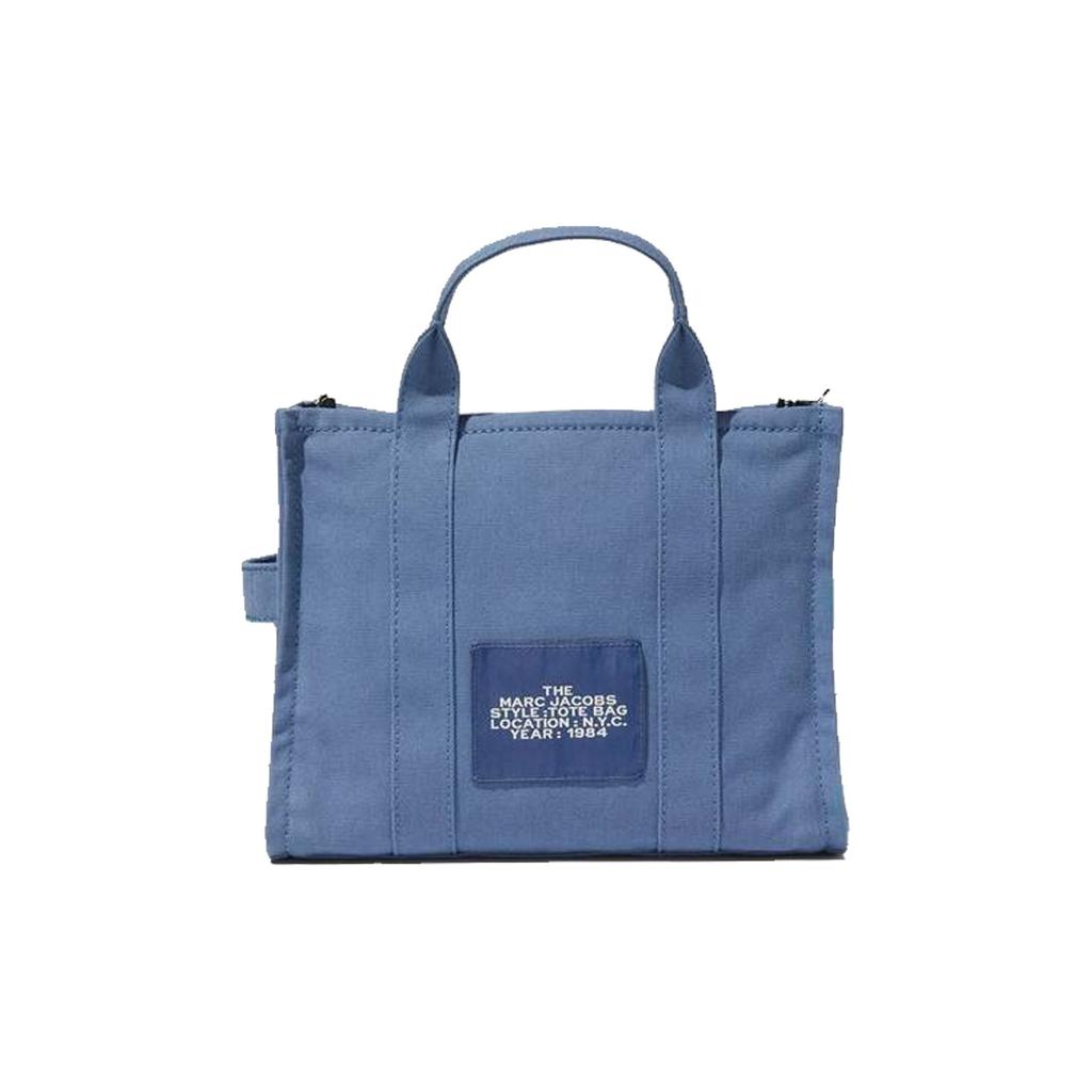 Marc Jacobs Canvas Medium Tote Bag Blue Shadow Women Tote_bags M0016161-481