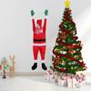 Christmas Pendant Decoration Creative Santa Claus Hanging On The Door Wall Car Super Large Plush Cloth Ornaments New Year Gift