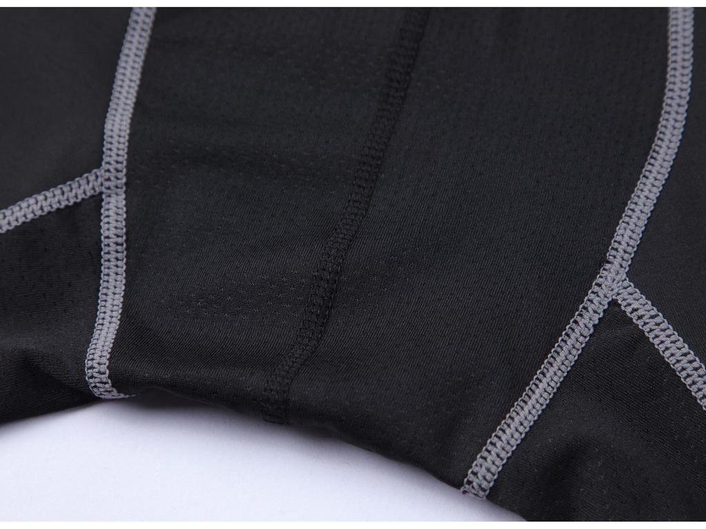 Męskie Capri Kompresyjne Szybkoschnące z Jedwabiu Lodowego – Oddychająca i Elastyczna Odzież Fitness